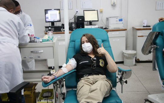 Doações de sangue crescem 91% em Salvador após ação da Polícia Civil