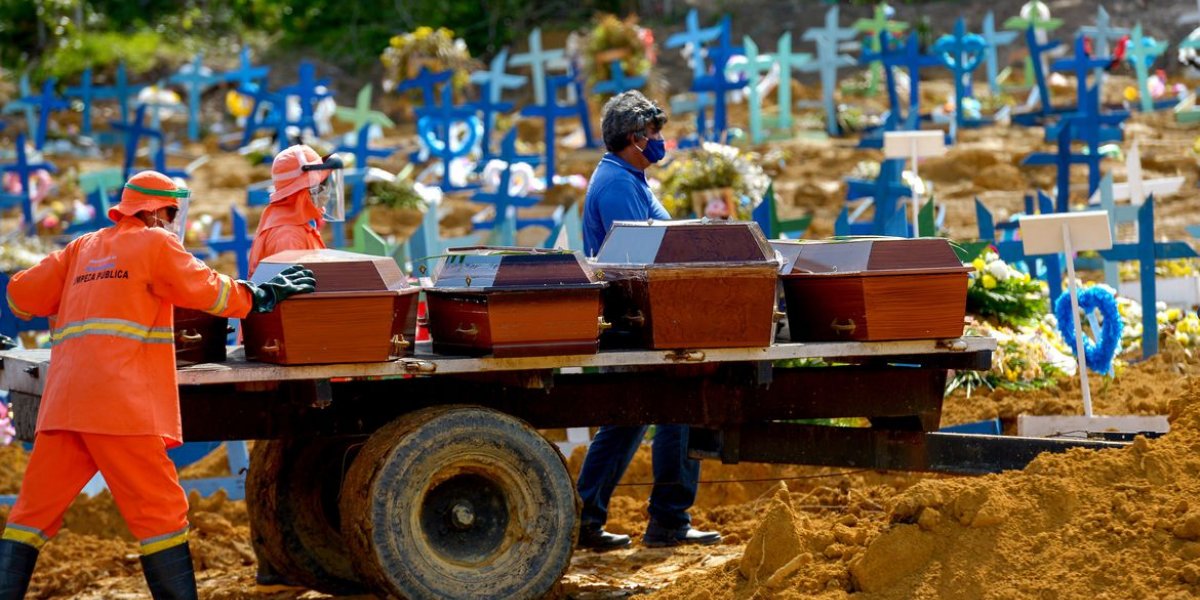 Brasil chega à marca de 700 mil mortes por covid-19