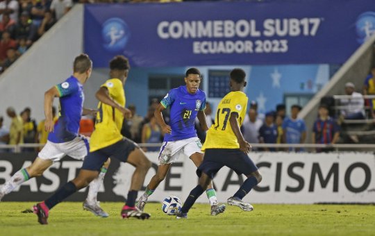 Seleção Brasileira empata com o Equador em estreia no Sul-Americano sub-17