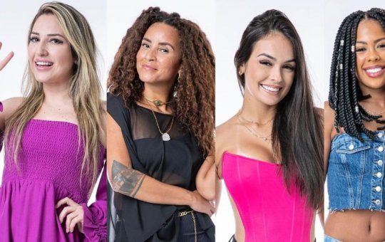 BBB 23: Amanda, Domitila, Larissa e Marvvila estão no paredão