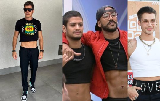 Moda do cropped vira tendência entre os famosos e viraliza na web