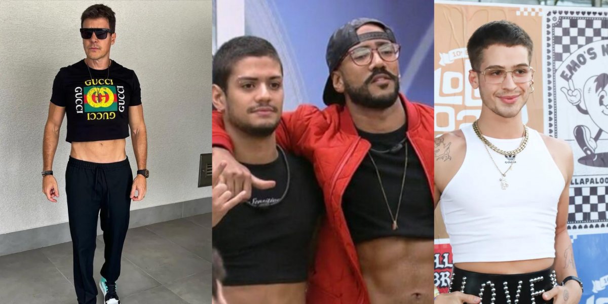 Moda do cropped vira tendência entre os famosos e viraliza na web