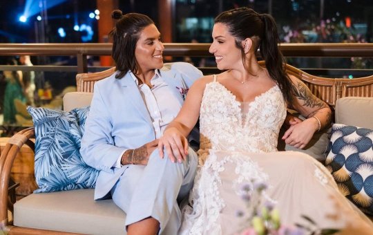 Nadadora Ana Marcela Cunha se casa e publica fotos: "O sim mais certo da vida!"