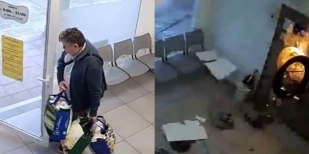 Muita sorte! Homem escapa de explosão na lavanderia por 10 segundos; veja vídeo