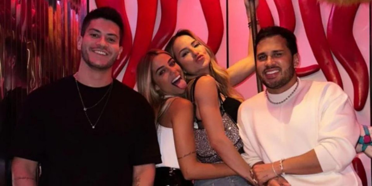 Caiu na farra: Key Alves vai pra noite com Arthur Aguiar, Gabi Martins e Lucas