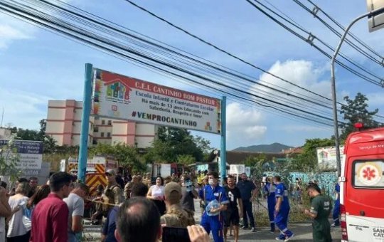 Crianças mortas em creche de Blumenau começam a ser enterradas