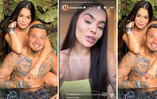 Pegou no flagra! Bia Michelle revela que traição causou o término com MC Gui