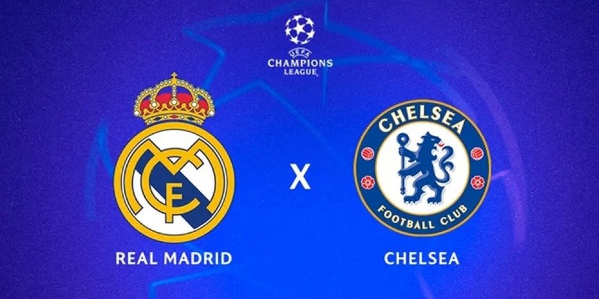Real Madrid e Chelsea iniciam duelo pelas quartas de final da Liga dos Campeões