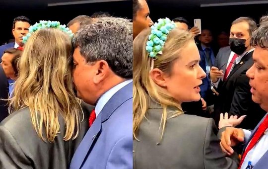 PL entra com processo contra parlamentar que encostou em cangote de deputada