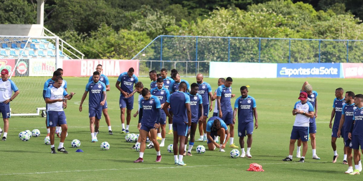 Bahia finaliza preparação para estreia na Série A; Biel e Goulart não treinam