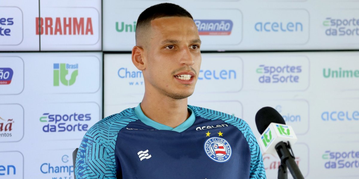 Gabriel Xavier fala sobre sistema defensivo do Bahia e elogia grupo tricolor