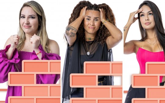 BBB 23: Amanda, Domitila e Larissa estão no paredão
