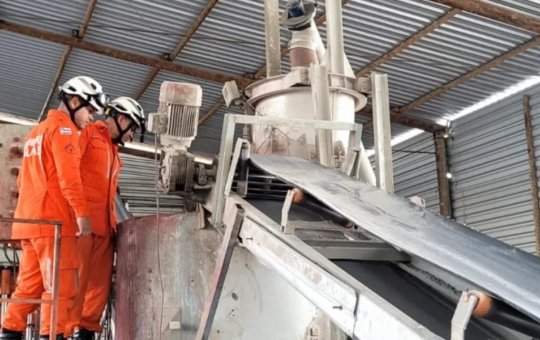 MPT vai apurar morte de operário em máquina de concreto em Porto Seguro