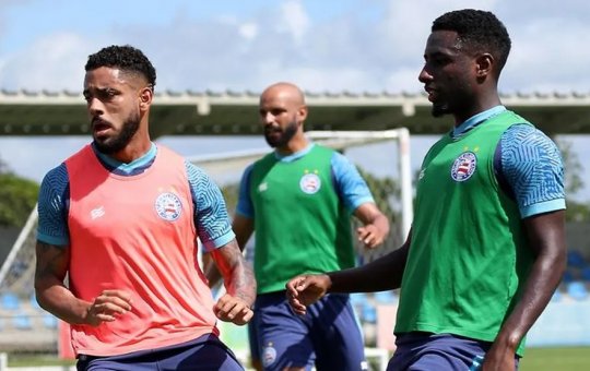 Bahia faz trabalhos técnicos e táticos em manhã de treinos comandados por Paiva
