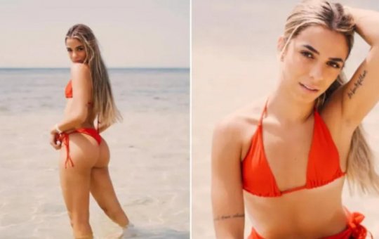 Key Alves faz ensaio para onlyfans em Morro de São Paulo