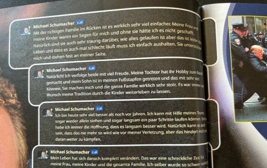 Revista se desculpa com família de Schumacher após divulgar entrevista falsa