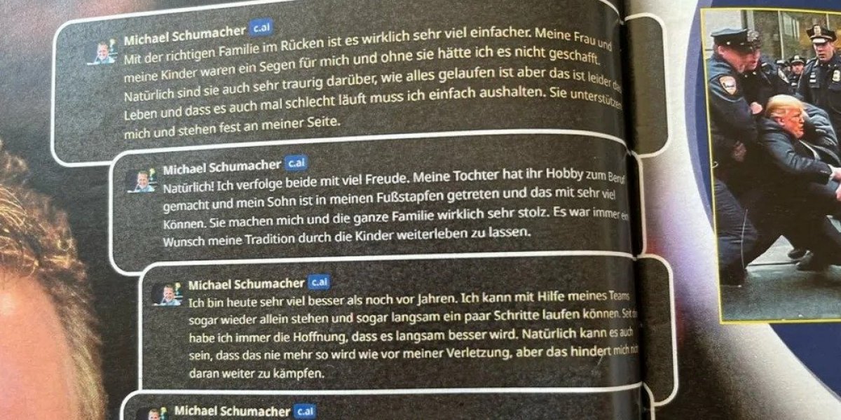 Revista se desculpa com família de Schumacher após divulgar entrevista falsa