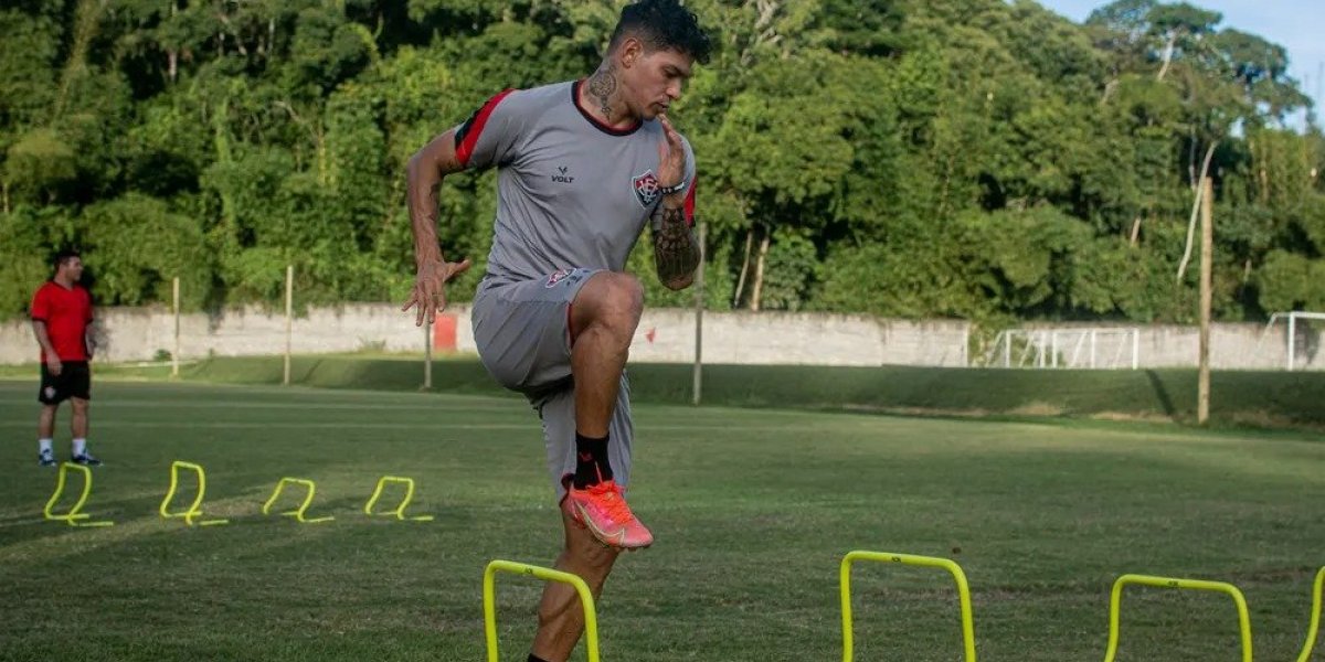 Lesionado, Giovanni Augusto é dúvida para o jogo do Vitória contra o Londrina