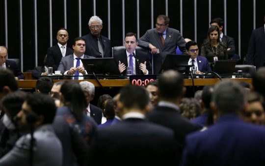 Pacheco lê requerimento e cria CPMI sobre atos golpistas de 8 de janeiro