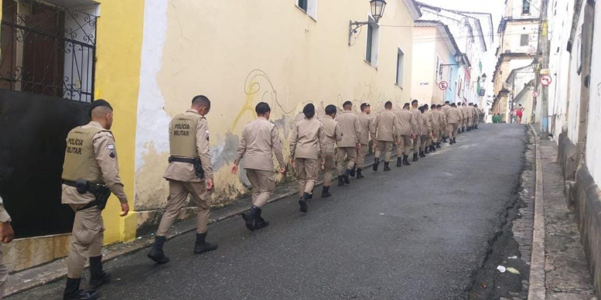 PM reforça segurança no Centro Histórico após casos de violência na região