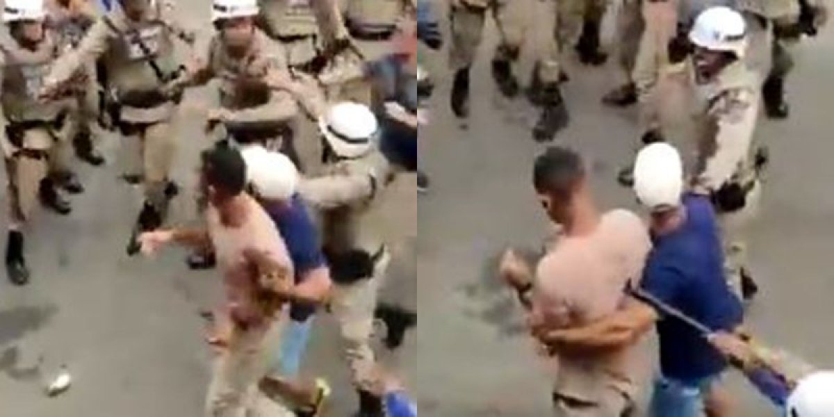 Nunca usei bastão na cabeça de ninguém, diz PM agredido por colegas em micareta