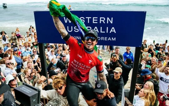 Medina vence em Margaret River e volta conquistar etapa da World Surf League