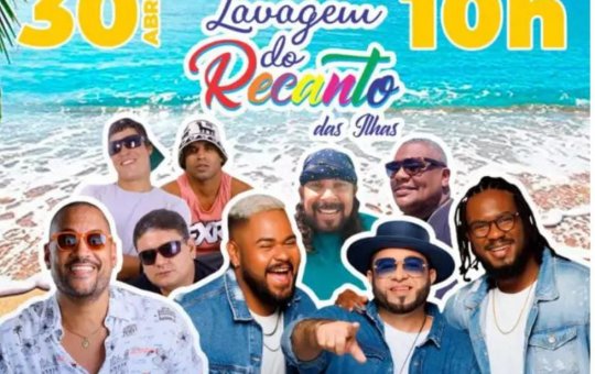 Filhos de Jorge e Água Fresca agitam Lavagem do Recanto das Ilhas neste domingo