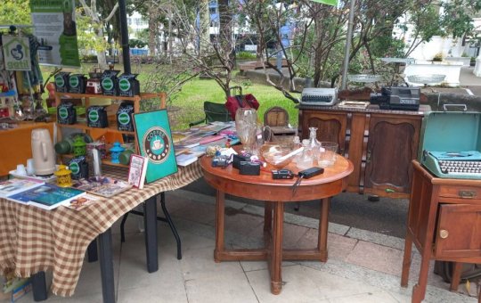 Feira retrô no Campo Grande estimula economia solidária e sustentável