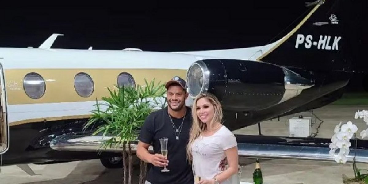 Conheça novo avião do jogador Hulk avaliado em quase R$ 40 milhões