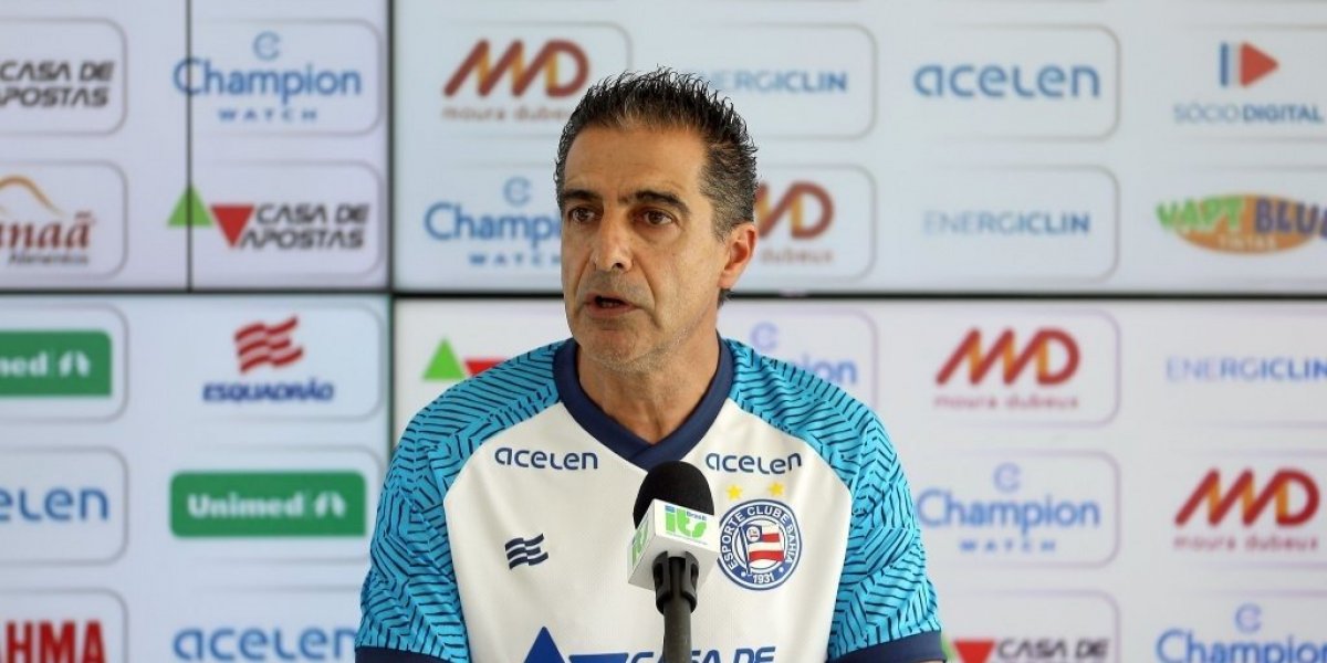 Paiva exalta poder de reação do Bahia sobre o Coritiba: "Vitória justa"