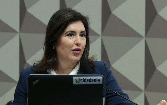 Em evento na Fonte Nova, Tebet diz que entregará PPA Participativo até agosto