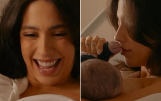 Gabi Brandt anuncia o nascimento do terceiro filho com Saulo Poncio