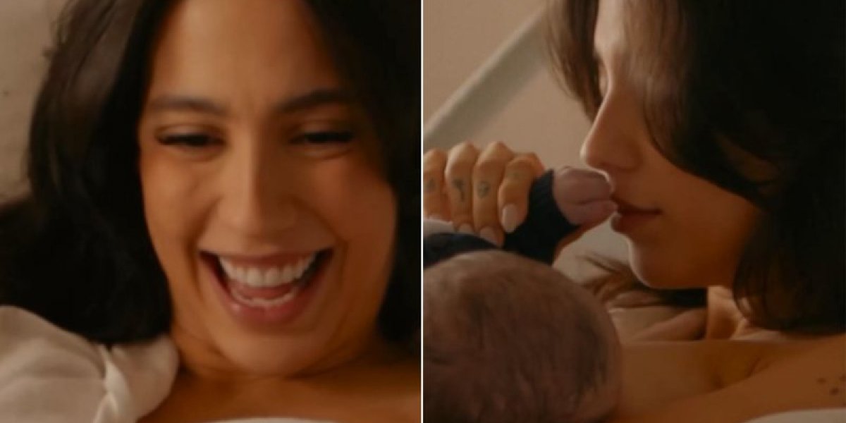 Gabi Brandt anuncia o nascimento do terceiro filho com Saulo Poncio