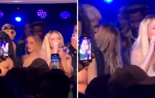 Bruna Griphao e Gabriel Santana são flagrados juntos em festa de aniversário
