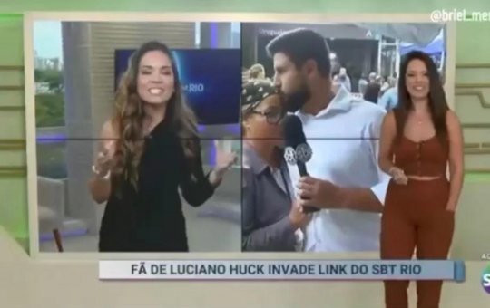 Inusitado! Luciano Huck procura fã que pediu ajuda ao SBT para conhecê-lo