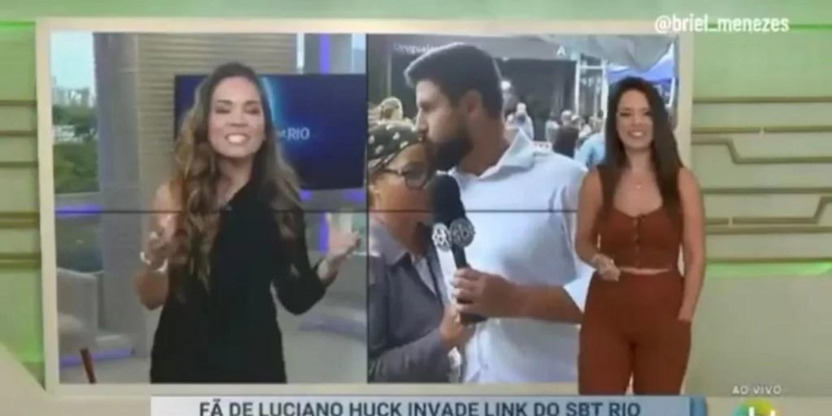 Inusitado! Luciano Huck procura fã que pediu ajuda ao SBT para conhecê-lo