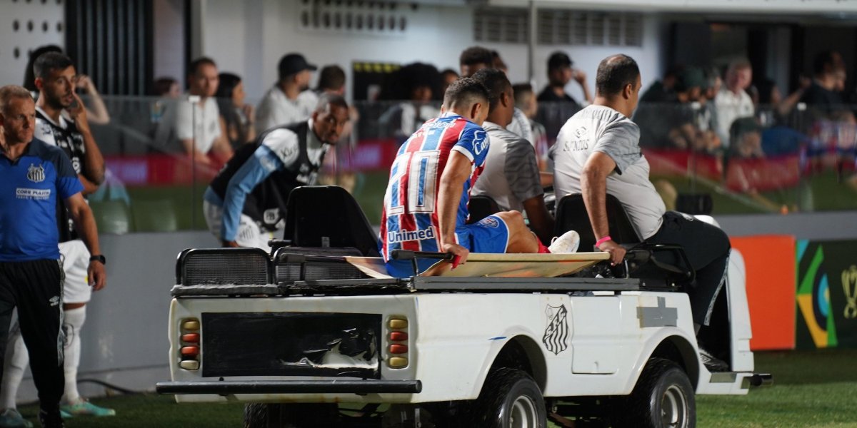 Bahia: Yago entra no segundo tempo, mas sente e deixa o campo após 5 minutos