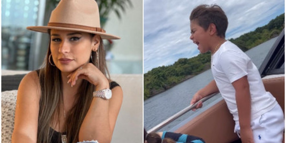 Henry, primogênito de Simone Mendes, impressiona ao cantar nova música da mãe