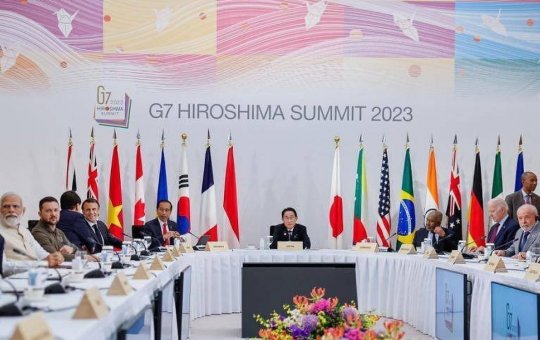 Em Hiroshima, Lula participa de reunião sobre a paz com cúpula do G7