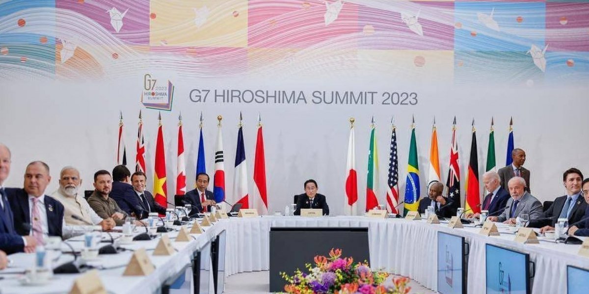 Em Hiroshima, Lula participa de reunião sobre a paz com cúpula do G7