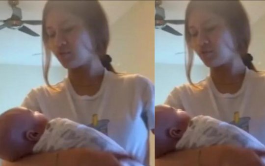 Mulher flagra amiga amamentando seu bebê; médicos condenam