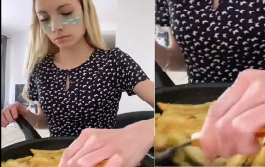 Mulher viraliza ao comer 'óleo com batata frita'; assista