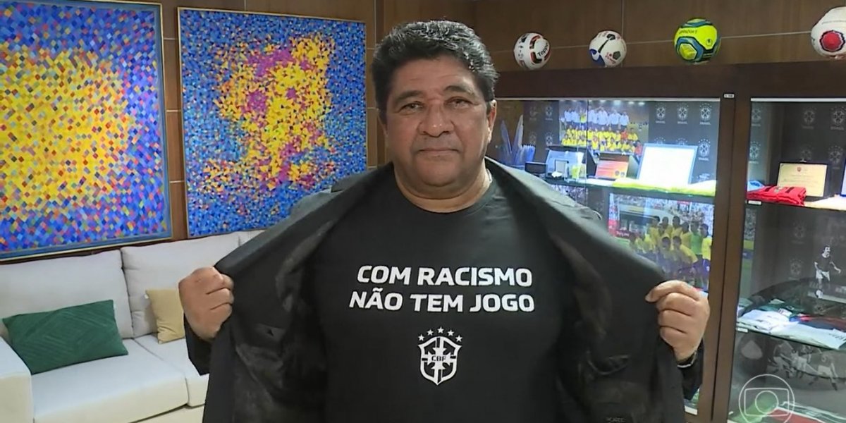 CBF fará campanha contra racismo na rodada do Brasileirão deste fim de semana