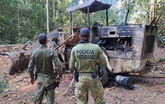 PF faz operação contra extração ilegal de ouro e diamantes em TI