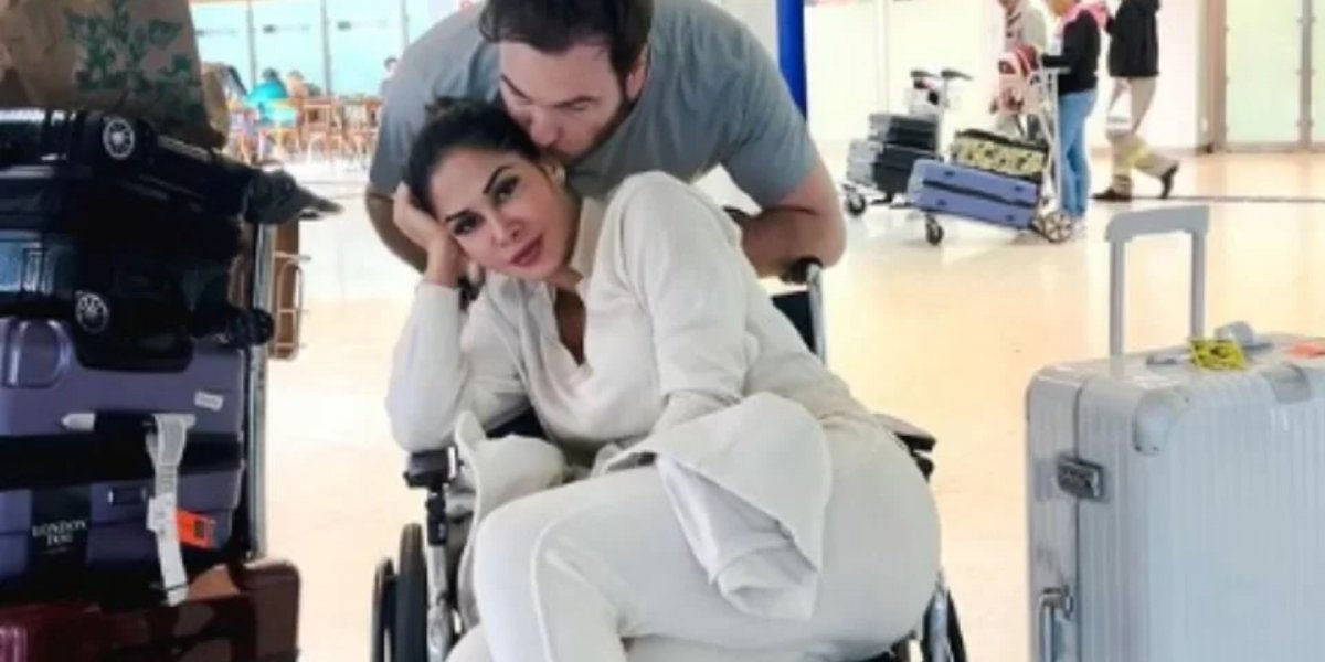 Após aparecer em uma cadeira de rodas, Maíra Cardi revela que fará cirurgia