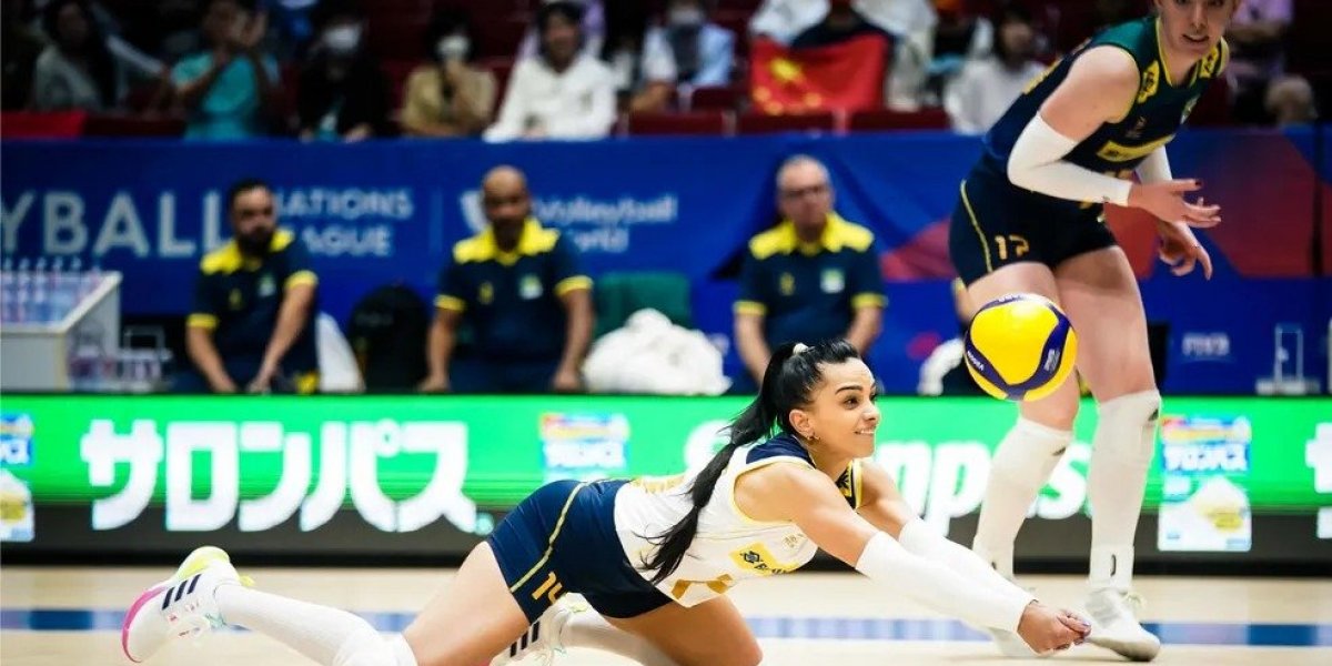 Seleção feminina perde para a China na estreia da Liga das Nações de vôlei
