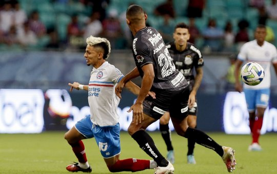 Bahia elimina o Santos nos pênaltis e avança de fase na Copa do Brasil