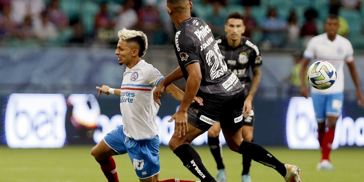 Bahia elimina o Santos nos pênaltis e avança de fase na Copa do Brasil