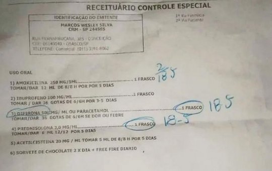 Prefeitura readmite médico que receitou sorvete e jogo para criança em SP