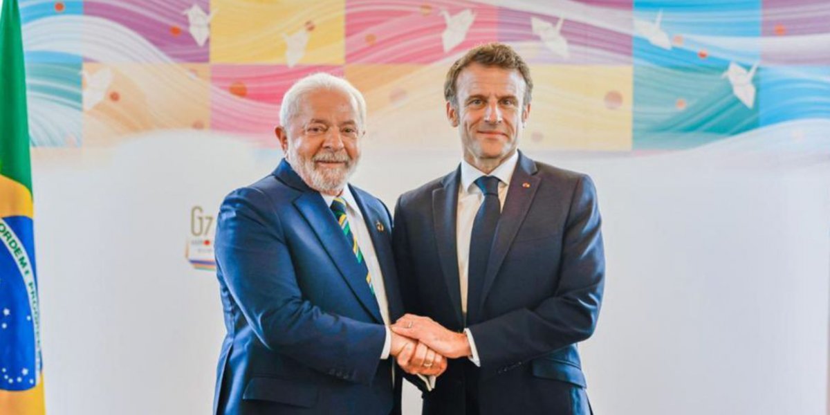 Lula e Macron se reúnem neste mês em cúpula sobre pacto financeiro